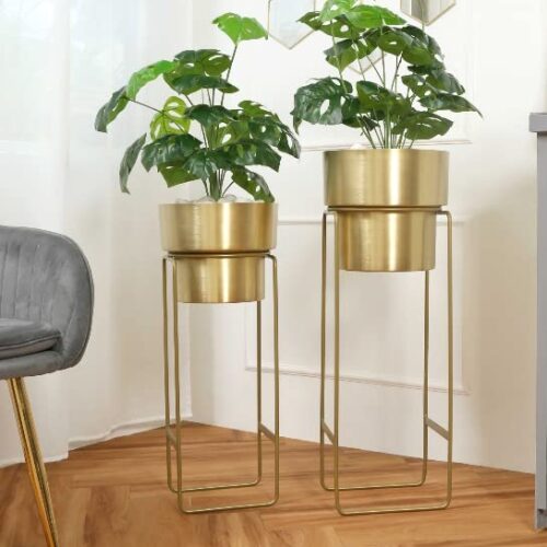 Metal Pots With Long Stand